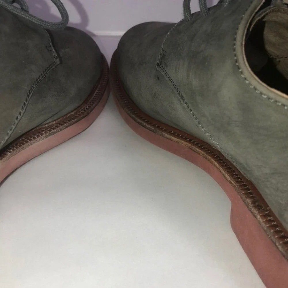 Polo Suede Torrington Olive Dress‎ Shoes SIze 9D